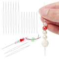 Miniatyrbillede 10 af 10: 5 stk Open Big Eye Beading Nåle Selvtrådende nålestifter 6.5cn