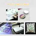 Miniatyrbillede 9 af 10: 20 stk trykt glas cabochons Swirl glas cabochons 16MMCOLOR 16mmcolor random