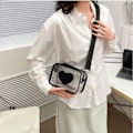 Miniatyrbillede 8 af 10: Skuldertaske Crossbody taske SORT Black