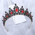 Miniatyrbild 4 av 10: Rhinestone Hair Hoop Hair Crown GRÖN GRÖN Green