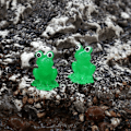 Miniatyrbilde 7 av 8: 15 stk Lysende froskepynt Tredimensjonal liten frosk