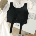 Miniatyrbild 1 av 10: Oregelbunden Camisole Sexig Linne FÄRG 4 FÄRG 4 Color 4