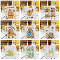 Miniatyrbild 10 av 10: Canvasväska Tecknad Capybara Tote 2 2 2