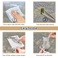 Miniatyrbillede 2 af 9: Window Screen Reparation Patch Screen Mesh Tape 15 STK 15 STK 15pcs
