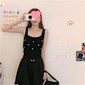 Pikkukuva 5 / 10: Tank Top Crop Top MUSTA Black