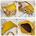 Pikkukuva 10 / 10: Canvas-vyötärölaukku Crossbody Rintalaukku KELTAINEN yellow