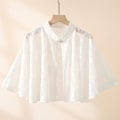 Pikkukuva 6 / 10: Rose Jacquard polyesterihuivit aurinkosuojahuivi PUNAINEN Red