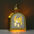 Miniatyrbillede 7 af 7: Muslim Ramadan LED Wind Lantern Festival EID Mubarak Light black