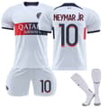 23-24 Paris Saint-Germain Barnens Bortaliga Tröja Nr 10 Neymar
