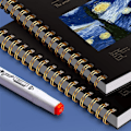 Miniatyrbild 8 av 10: Professionell skissbok ritpapper A4-01 A4-01 A4-01