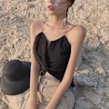 Pikkukuva 1 / 10: Strap Vest Outerwear Liivi MUSTA Black