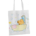 Pikkukuva 1 / 10: Kangaslaukku Sarjakuva Capybara Tote 9 9 9