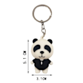 Miniatyrbilde 2 av 8: Panda nøkkelring bag nøkkelanheng 4 4 4
