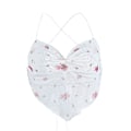 Miniatyrbillede 1 af 10: Rygløse camisole korte toppe HVID L white L