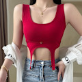 Pikkukuva 3 / 10: Epäsäännöllinen Camisole Sexy Tank Top COLOR 3 COLOR 3 Color 3