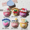 Pikkukuva 2 / 10: 10 kpl Flat Back Cabochons Resin Flatback 02 02 02