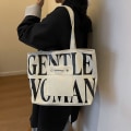 Pikkukuva 6 / 10: Canvas Bag Ostoskassi MUSTA MUSTA black