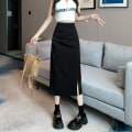 Pikkukuva 10 / 10: Hip Wrap hame Maxi hame MUSTA M Black M