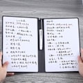 Miniatyrbilde 3 av 10: A4 Whiteboard Notebook Slettbar Whiteboard Draft GRØNN Green
