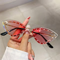Miniatyrbillede 1 af 10: Cat Eye Solbriller Indfattede skærme GRADIENT PINK GRADIENT PINK Gradient Pink