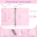 Miniatyrbillede 3 af 10: 100 Days Savings Challenge Saving Challenge Binder PINK Pink