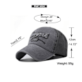 Pikkukuva 3 / 10: Brodeeratut lippalakit Distressed Faded Casquette WINE RED wine red