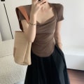 Pikkukuva 3 / 10: Kesäinen T-paita lyhythihainen LIGHT KHAKI M Light Khaki M
