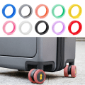 Miniatyrbillede 9 af 10: 8 STK/Sæt Rejse Bagage Caster Sko Kuffert Hjul Beskyttelse Gray 8Pcs-8Pcs