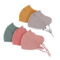 Miniatyrbilde 2 av 9: Cotton Woven Mask 3-lags Cloth Mask GRØNN green