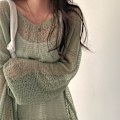 Pikkukuva 10 / 10: Hollow Out Puserot Neulepuserot HARMAA Grey