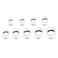 Miniatyrbillede 2 af 10: 20 stk/10 par Eyes Crafts Eyes Puppet Crystal Eyes 20MMCOLOR 20mmcolor random