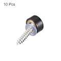 Miniatyrbillede 1 af 7: 10 Stk Spejlskruer Dekorative Hætteskruer 10MM 10mm