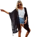 Miniatyrbillede 1 af 10: Dame cardigan air-condition skjorte SORT Black