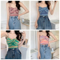 Miniatyrbilde 2 av 8: Stripet Suspender Extravasation MULTICOLOR Multicolor