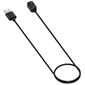 Miniatyrbillede 1 af 10: Smartband Ladekabel Ur Opladerledning SORT USB-A USB-A Black USB-A-USB-A