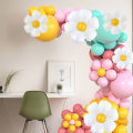 Pikkukuva 5 / 5: Balloon Arch Kit Daisy Balloon Garland Flower -syntymäpäivä