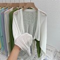 Pikkukuva 4 / 10: Neulottu neuletakki Ice Silk Shawl GREEN Green