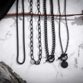 Miniatyrbilde 4 av 10: Cold Wind Black Suit Krageanheng Halskjedesett SVART 3 3 black 3-3