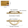 Miniatyrbillede 7 af 7: Skab Håndtag Skuffe Trækker GULD 2STK 2STK gold 2pcs-2pcs