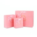 Miniatyrbillede 10 af 10: Rose Flower Gavepose Papirpose WHITE M M White M-M