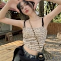 Pikkukuva 7 / 10: Crop Tops Print Tank Tops APRICOT Apricot