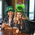 Pikkukuva 5 / 10: ST Patricks Day silinteri, sulkainen hiusvanne VIHREÄ green