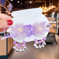 Miniatyrbilde 3 av 9: Barn Sakura Hårnål Tang Suit Hårklemme BLÅ A A Blue A-A