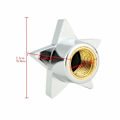 Miniatyrbillede 2 af 10: Dækstammeventilkapper Hjul Dækluftventil SORT black