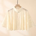 Miniatyrbilde 1 av 10: Rose Jacquard Polyester Sjal Solbeskyttelse Skjerf APRIKOS Apricot