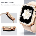 Miniatyrbilde 5 av 10: For Apple Watch Case iWatch Frame Cover SORT 40MM black 40mm