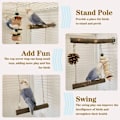 Miniatyrbild 3 av 5: Parrot Swing Toy Bird Chew Toy Tuggbar