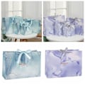 Miniatyrbillede 10 af 10: Marmor Print gavepose Papirpose BLÅ XL XL Blue XL-XL