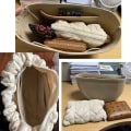 Miniatyrbillede 3 af 10: Filt inderpose Moon Bag Inderlomme KAFFE A A coffee A-A