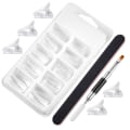 Miniatyrbild 8 av 10: Snabbbyggande Nagelformar Falska Nagelspetsar 100st 100st 100Pcs